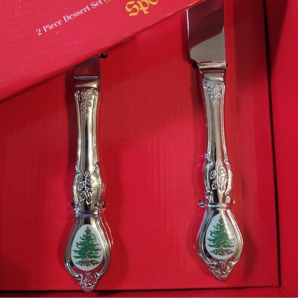 NIB Spode 2 Piece Dessert Flatware Set - Picture 2 of 6